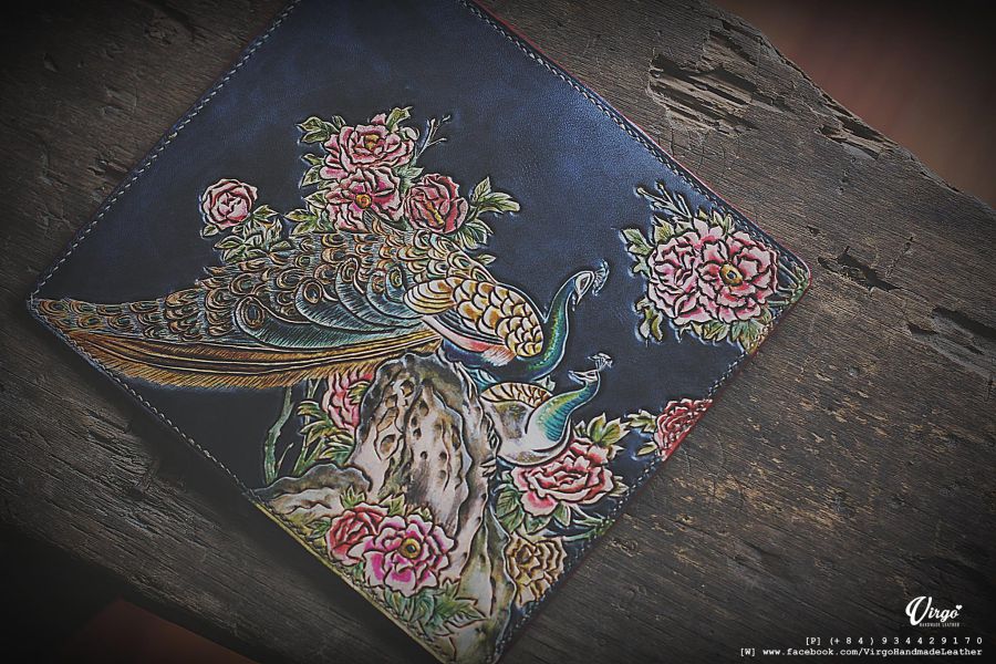 Peacock Long Wallet