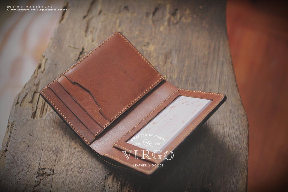Boat and Sea Men Carving Wallet