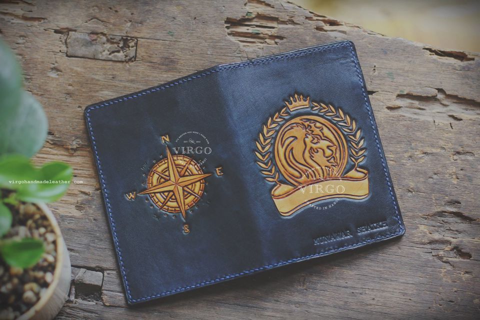 Lion & Compass Passport Cover