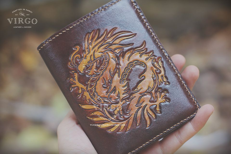 Dragon Men Carving Wallet