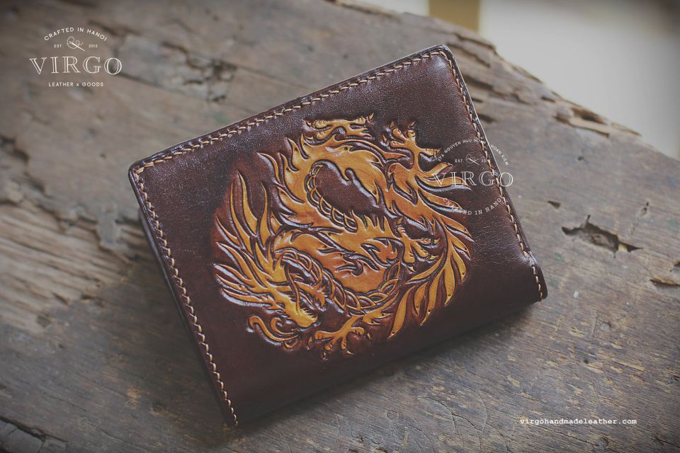 Dragon Men Carving Wallet