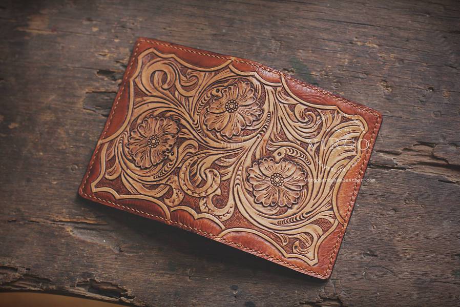 Sheridan Hand Carved Mini Wallet
