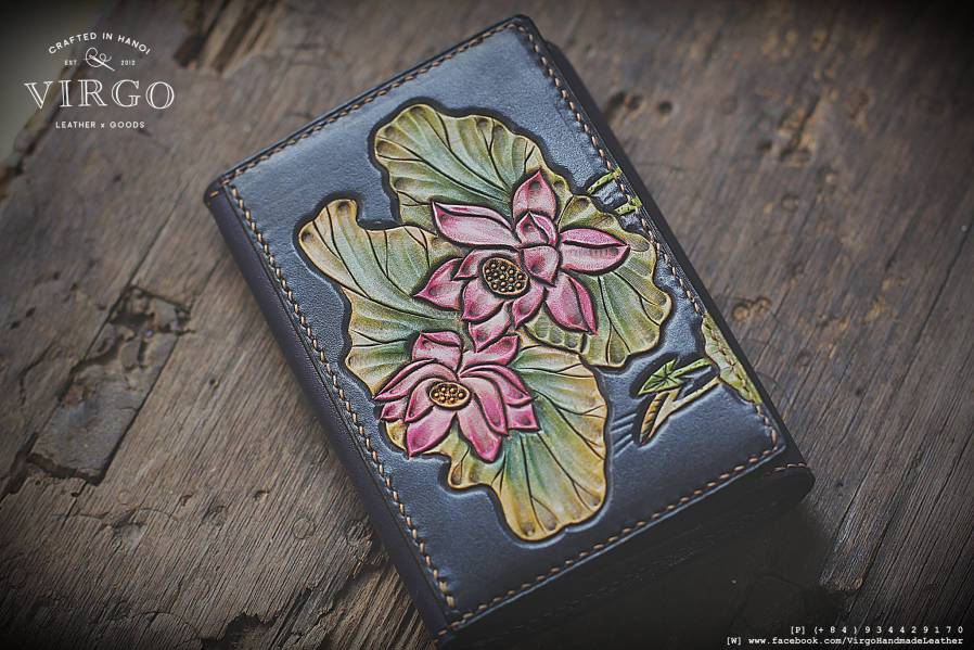 Lotus Coin Carving Wallet