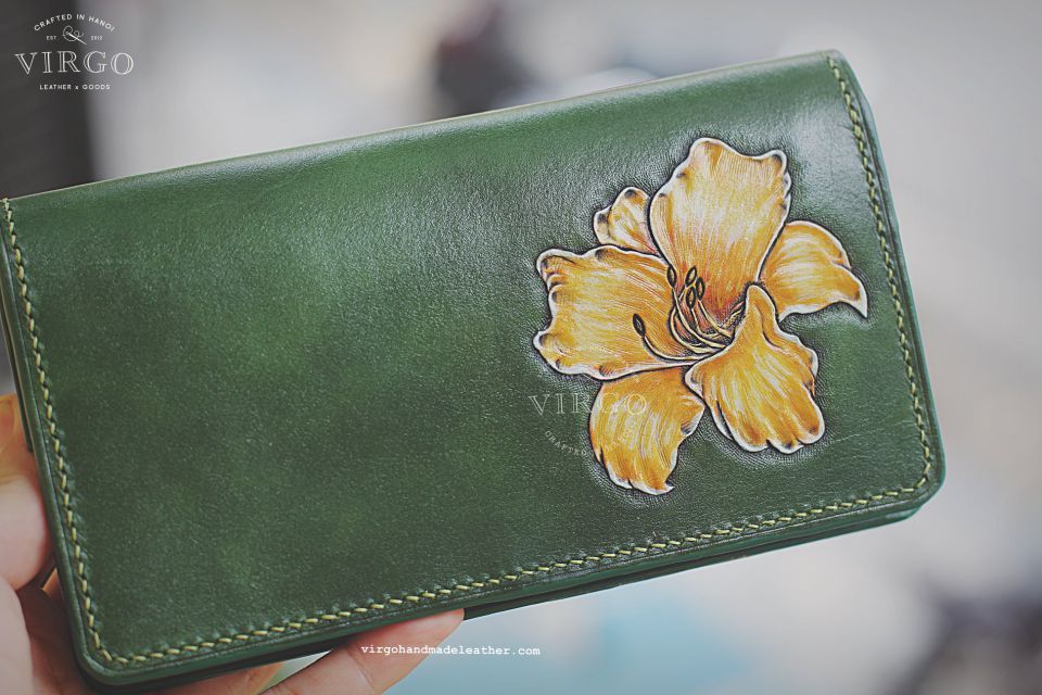 Yellow Lily Long Wallet