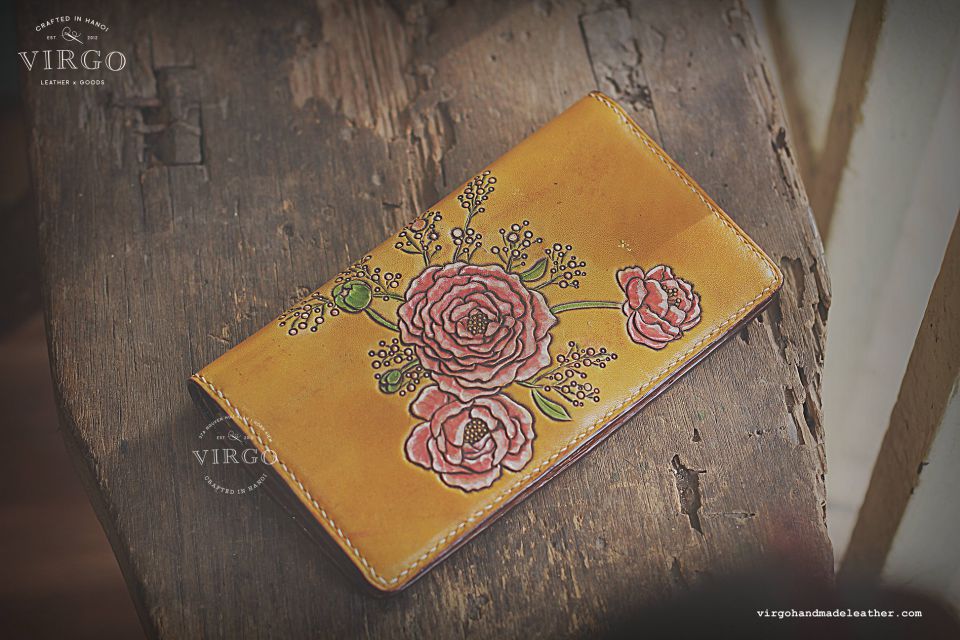 Camellia Long Wallet