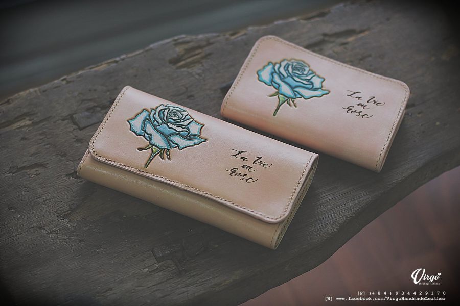 Roses Couples Wallet