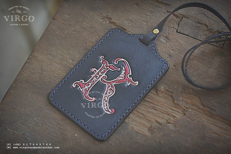 Letter K Luggage Tag