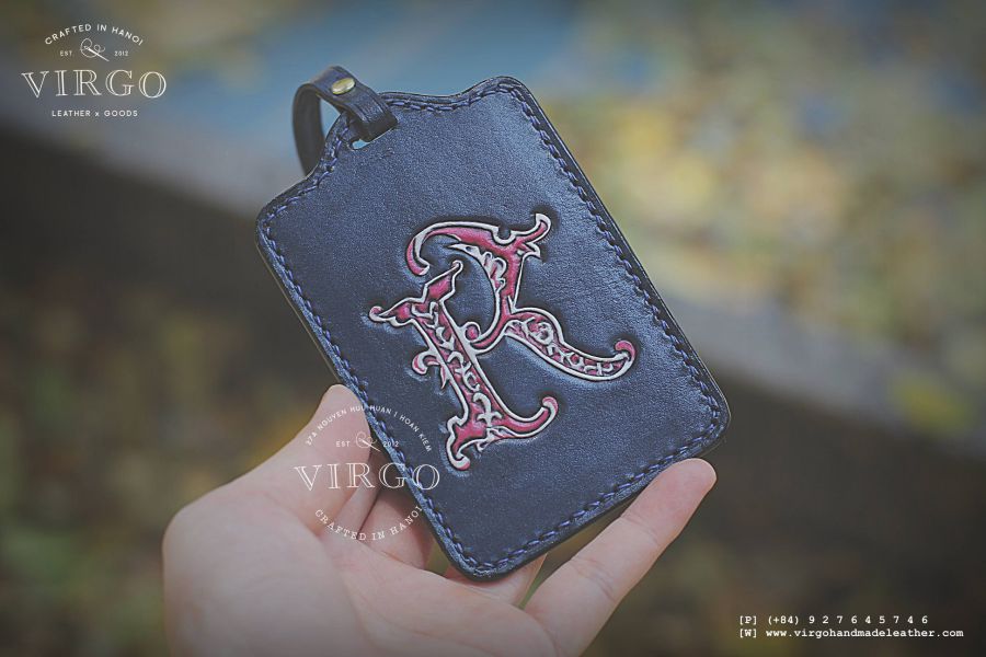 Letter K Luggage Tag