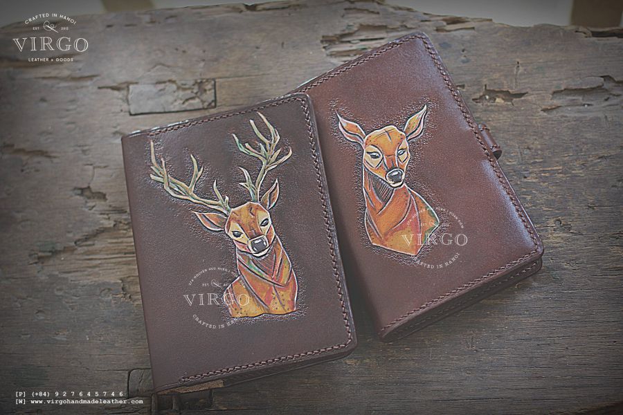 Deer Couple Passport Cover