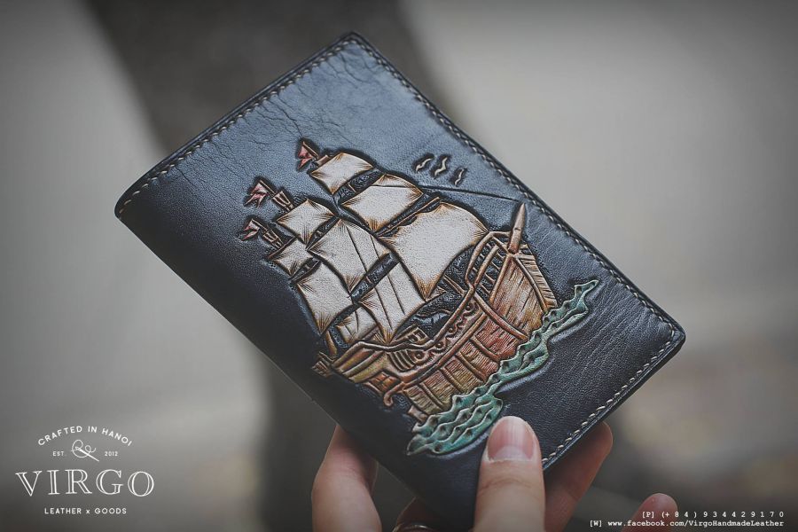 Ship and Sea Passport Cover